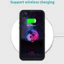 Bxgolkgd Designed for Samsung Galaxy A14 5G 6.6" 2023 Case,Tempered Glass Back Cover Designed with Silicone TPU Shockproof Anti-Scratch Bumper - Cute Owl