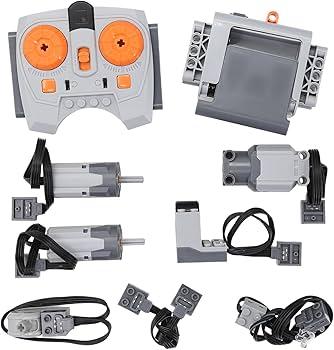 9Pcs/Set Power Group Moc Technology Building Blocks L Motor Steering Motor Infrared Speed Controller Signal Adapter Pf Blocks
