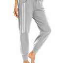 KaiDi Women's Capri Sweatpants - Casual Capri Pants with Pockets, Drawstring Workout Sweatpants for Yoga (Army Green)