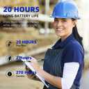 Ear Plugs Bluetooth Headphones for Work, Neckband Wireless Earbuds, Noise Reduction in-Ear Earphones with Mic and Controls, Waterproof Earbuds with 20 Hours Battery, for Industrial Safety