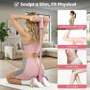 2026 Upgraded 8 - Tube Pedal Resistance Bands with Handles - Ultra - Strong Tension for Full - Body Workout - Ideal for Home, Office & Travel Fitness