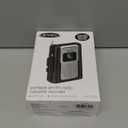 Jensen CR-100 Retro Portable AM/FM Radio Personal Cassette Player Compact Lightweight Design Stereo AM/FM Radio Cassette Player/Recorder & Built in Speaker (Black Series)