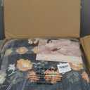 5x7 Area Rug Living Room Rugs - Washable Boho Vintage Floral Large Soft Non Slip Thin Rug Low Pile Carpet for Bedroom Dining Room Kids Playroom Office Decor Indoor- Black Grey