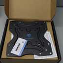 PERLESMITH Full Motion TV Wall Mount for 27-60 Inch Flat & Curved TVs, Single Stud TV Mount with Articulating Swivel Tilt - Wall Mount TV Bracket VESA 400x400mm up to 77 lbs, Perfect Center Design