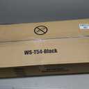 FDW | 4-Tier Wire Shelf | 35" x 13" x 53" | Black