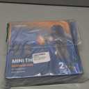 RENPHO Mini Thermal Massage Gun with Heat, Christmas Birthday Gifts for Women Men, Portable Deep Tissue Percussion Massager, Color Silicone Sleeves Travel Size with Carry Case, Mint