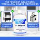 Ice Machine Cleaner & Descaler 16 fl oz 4 Uses | Nickel Safe Ice Maker Cleaner, Crystal Clear Descaling solution | Compatible with Whirlpool, Scotsman & Manitowoc | Made in USA (Pack of 2)
