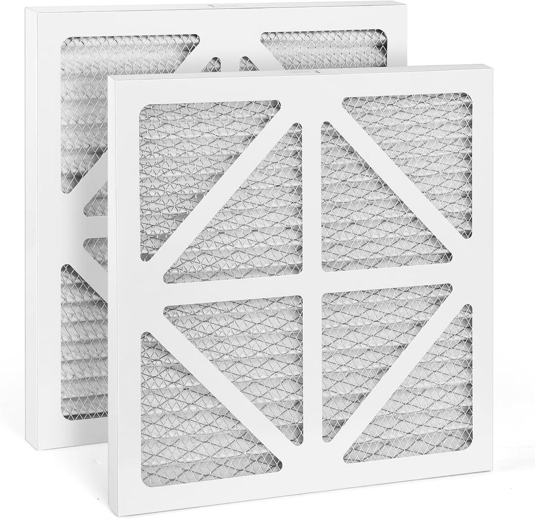 2Pack 14x14x1 Enviroklenz Replacement Filter Compatible with Enviroklenz Air Purifier and EnviroKlenz Air Purifier Plus Especially suited for families with pets