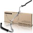 A-Premium Power Steering Return Hose Line Assembly Compatible with Toyota 4Runner & Lexus GX470, 2003 2004 2005 2006 2007 2008 2009, 4.7L, Gear To Cooler