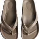 Arch Support Flip Flops for Women and Men Soft Cushioning EVA Thong Sandals with Thick Sole, Non-Slip Quiet Outsole, Shock Absorbing Shower & Beach Flip Flops, 7.5-8.5 Women/6-7 Men