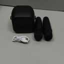 Mini Karaoke Machine, Portable Bluetooth Karaoke Speaker with 2 Wireless Microphones, Singing Machine with Party Lights for Kids and Adults, Birthday Gifts for Girls Boys Family Home Party (Black 2 Mics)