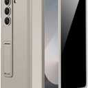 Miimall for Samsung Galaxy Z Fold 6 Case with Privacy Screen Protector, Built-in Adjustable Kickstand & Magnetic Hinge Protection All-Inclusive Protective Case for Galaxy Z Fold 6 5G Titanium Grey