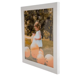 2pcs Modern 5x11 White Picture Frame with Glass - Photo Frame