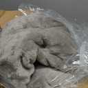 Westinghouse Electric Blanket King Size, Super Cozy Soft Flannel 100"" x 90"" Heated Blanket with 10 Fast Heating Levels & 1-12 Auto-Off, Machine Washable, ETL&FCC Certification, Light Grey