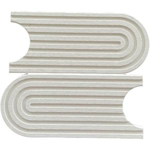 16inch Faucet Splash Mat for Kitchen Sink - Rapid-Dry Stone Sink Protector, Water-Absorbent Drip Tray with Drainage for Faucet Handles (White, 17.72" x 3.94")