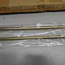 Double Curtain Rods Warm Gold,Room Darkening Drapery Rod for 28-48 Inches,Adjustable 3/4 Inches Front and 5/8 Inches Back Quality Metal Rod for Window,Wrap Around Design