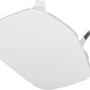 ACROPIX Car Tow Hook Eye Hole Cover Cap Compatible for BMW X1 XDrive28i 2.0L L4 - Gas 2016, Durable Plastic White Front Right Bumper Car Parts