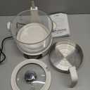 COOK WITH COLOR 3L Glass Mini Low Carb Rice Cooker  Holds 2 Cups Raw/Makes 6 Cups Cooked with Auto Lift Filter Basket, Hotpot & Steamer for Rice, Grains, Digital Panel with Keep Warm, Cream