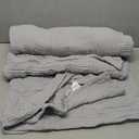 Love's cabin 6 Layer 100% Cotton Muslin Blanket, 50"x60" Throw Muslin Blanket for Couch Bed, Lightweight and Breathable Cotton Gauze for Adult, Light Grey