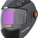 Klein Tools 60141 Phoenix Series Panoramic Welding Helmet, True Color Auto-Darkening Filter, Panoramic Three-Window Design, Integrated Fan and LED Headlamp, ANSI Z87.1+ Certified ( No Size )