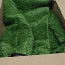 LITA Artificial Grass Turf Lawn-4 Feet x 6 Feet, 0.4" Indoor Outdoor Rug Synthetic Grass Mat Fake Grass