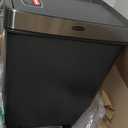 Rubbermaid Premier Series III Step-On Trash Can for Home and Kitchen, with Stainless Steel Rim, 12.4 Gallon, Charcoal, for Home/Kitchen/Garage/Apartment/Office