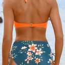 Women High Waisted Bikini Set - Two Piece Swimsuit Tummy Control Bathing Suit Halter Push Up 2025 Swimwear (XL)
