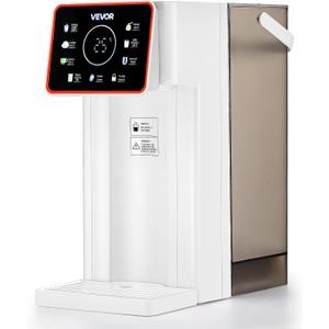 VEVOR Instant Hot Water Dispenser, Countertop Boiling Water Dispenser with Adjustable 6 Temperatures & 7 Water Volumes, 101oz Removable Water Tank, Quick Heating with Touchscreen & Child Lock for Home (3.2 Quarts)