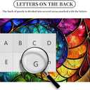Jigsaw Puzzles for Adults 1000 Pieces Abstract Fantasy Art Puzzles with Letters on Back Mindfulness Unique Fun Educational Hard Difficult Challenging Puzzle for Gift