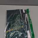 Dark Green Shower Curtain Boho Mid Century Modern Emerald Hunter Green and Gold Shower Curtains for Bathroom Decor, Waterproof Cloth Fabric with Hooks, 70" W x 84" L