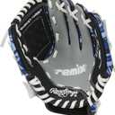 Rawlings | REMIX T-Ball & Youth Baseball Glove | Left Hand Throw | 9" | Blue (Blue)
