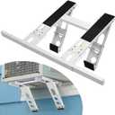 getlstub Air Conditioner Support Bracket, Adjustable Window AC Bracket, No Drilling, Heavy Steel Air Conditioner Stand Fit Most Single and Double-Hung Windows, Hold Up to 220lbs