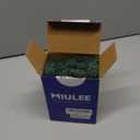 MIULEE Pack of 2 Christmas Green Couch Throw Pillow Covers 18x18 Inch Soft Cushion Covers for Sofa Living Room Solid Dyed Pillow Cases