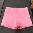 Backless Pink Dress With Inner Shorts, Size 12Y-13Y