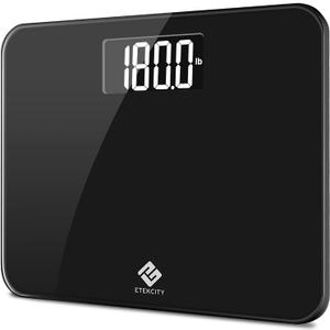 Etekcity Scale for Body Weight, Bathroom Digital Weighing Machine for People, Extra Wide Platform and High Capacity, Accurate and Safe, Large Number and Easy-to-Read on Backlit LCD Display, 440 lb (13.8 x 11.8 x 0.9 inches)