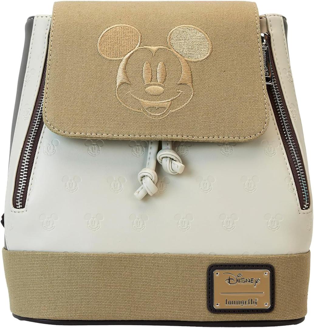 Loungefly Disney Mickey and Friends Canvas Mini Backpack