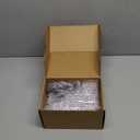 OuMuaMua 100 Pcs Christmas Tree Icicle Ornaments Clear Acrylic Icicle Christmas Decoration Crystal Hanging Icicles Ornaments for Xmas Tree Winter Wedding Party Decor