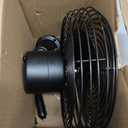12V Fan RV|Truck Cooling Heavy Duty 8" Metal Car Fan Bus|Boat|Forklift|Car|Camper|Lawn|Mower|Tractor 2-Speed Black