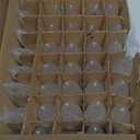 AJONIAM C9 Led Replacement Christmas Light Bulbs, 50Pack C9 Shatterproof Led Bulbs with E17 Candelabra Base for Christmas String Lights, Waterproof & Dimmable Christmas Village Bulbs  Cool White