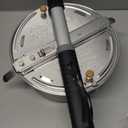 Campfire Popcorn Popper - Old Fashioned Popcorn Maker with Telescoping Handle - Camping Gear by Great Northern Popcorn (Black)