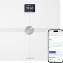 WITHINGS Body Smart - Accurate Scale for Body Weight and Fat Percentage, Body Composition Wi-Fi and Bluetooth Weight Scale, Baby Weight Scale, Smart Scale Apple Health Compatible, Bathroom Scale (White)