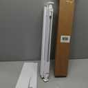 LazBlinds No Drill Blinds for Indoor Windows, Blackout Roller Shades, Cordless Window Blackout Blinds, Thermal Insulated Fabric UV Protection for Home and Office, 20" W x 48" H, White