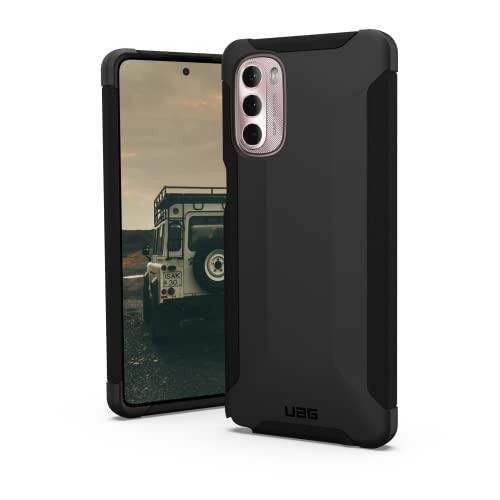 URBAN ARMOR GEAR UAG Designed for Motorola Moto G Stylus 4G (2022) (USA & CA Models Only) Case [6.8-inch Screen] Scout Rugged Sleek Shockproof Lightweight Military Drop Tested Protective Cover, Black, Set of 2