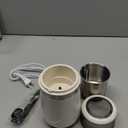 SHARDOR Electric Super Silent Blade Coffee Grinder, Timed Grind Control Rotary Knob, Adjustable Coarse to Fine for Coffee Beans, Spices & Herbs, with 1 Removable Stainless Steel Bowl, Cream