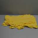 Oudain Yellow Ruffle Table Runner Cotton Fabric 118 x 13.8'' Farmhouse Rustic Ruffled Edge Table Runner Wedding Decor for Spring Baby Shower Bridal Shower Party