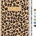 Planner 2026-2027, Academic Year Monthly and Weekly Calendar Planner, Jul 2026 - Jun 2027, Hardcover Teacher Student Planning Agenda book with Tabs, Perfect for School Office Supplies, 8.5" x 11" - Leopard