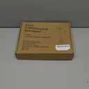 SUNSGNE Battery Operated Window Candles, Flameless Window Candles with Auto Timer for Holiday Home Table Christmas Decor, 4 Pack, Gold Base