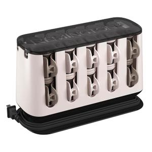 Remington Shine Therapy Argan Oil & Keratin Treated Hot Rollers Set, Professional Hair Curlers for Setting All Hair Lengths from Short and Medium to Long (20 Count (Pack of 1))