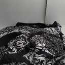 Feelyou Damask Pattern Comforter Set Queen Size Kids White Vintage Floral Comforter for Boys Girls Teens Black Geometric Stripe Bedding Set Baroque Style Duvet Set Room Decor (Multi 16)