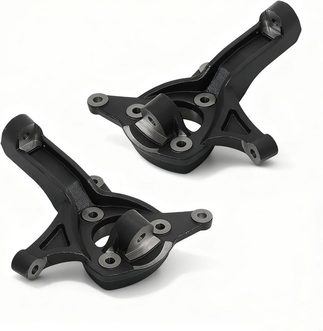 4.5" Lift Spindles Knuckles Compatible with Chevy Silverado GMC Sierra C1500 2007-2017, For Tahoe Avalanche Yukon XL 2007-2014, # M0117K43-1 M0117K43-2